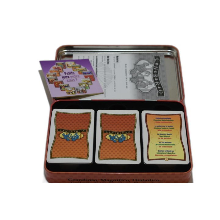Contrario - Jeu de Cartes Expressions Détournées - Boîte Métal 165 Car
