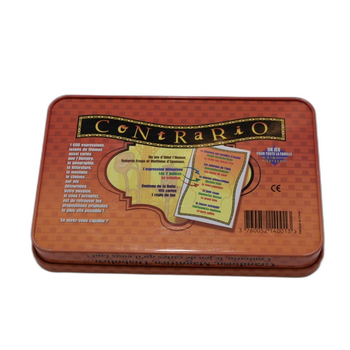 Contrario - Jeu de Cartes Expressions Détournées - Boîte Métal 165 Car
