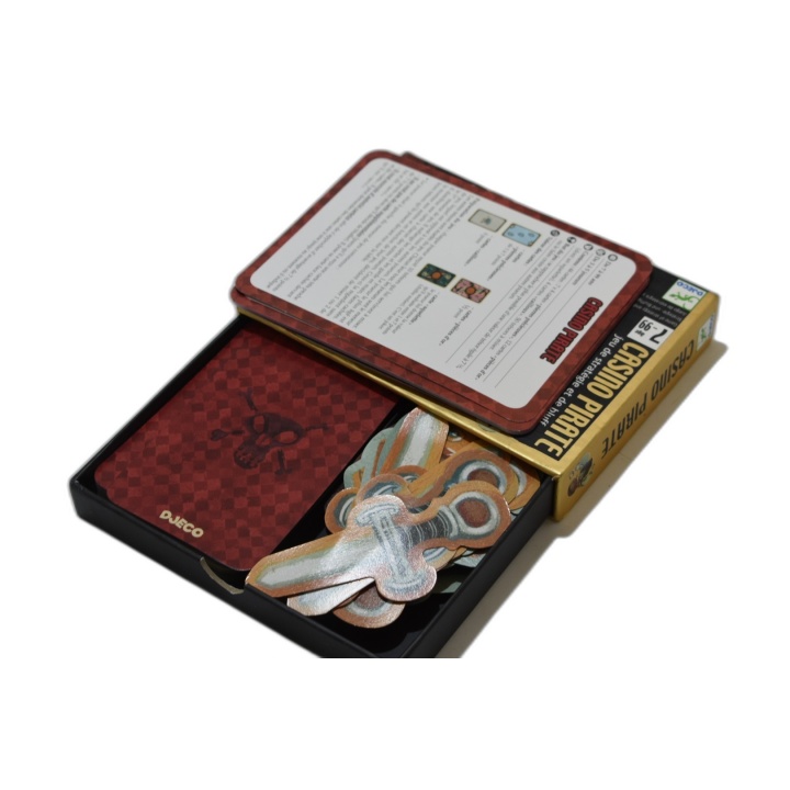 Casino Pirate - Djeco - Jeu de Cartes Stratégie et Bluff - 7 ans+ - Oc