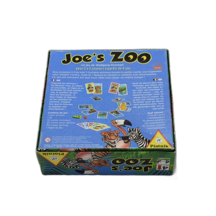 Joe's Zoo - Piatnik - Jeu de cartes enfants 2-5 joueurs - Dès 5 ans -