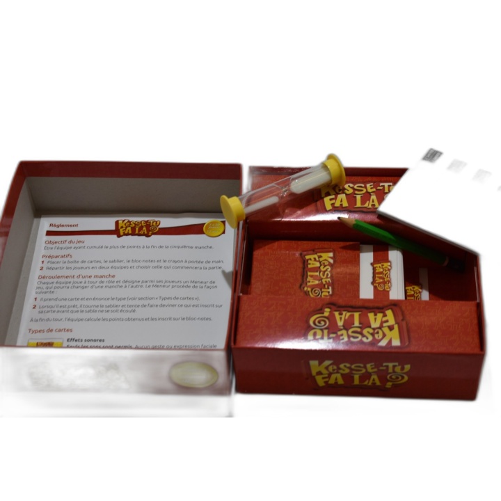 Kesse-Tu Fa Là ? - Ludik Québec - Jeu de Mime & Épreuves 2-20 Joueurs 