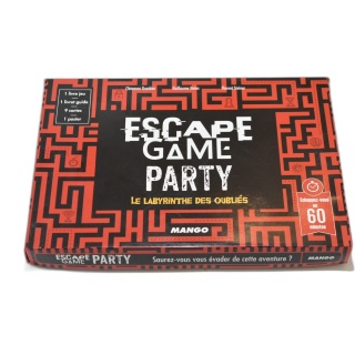 Escape Game Party Le Labyrinthe des Oubliés - Mango - Jeu Enigmes 60 m