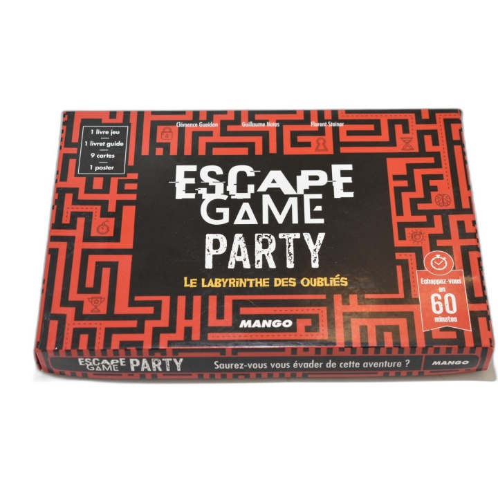 Escape Game Party Le Labyrinthe des Oubliés - Mango - Jeu Enigmes 60 m