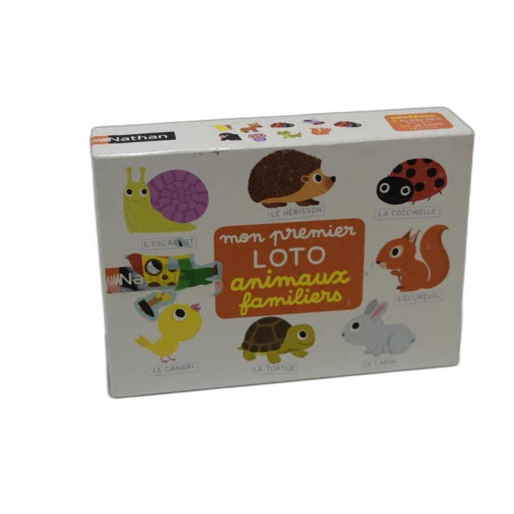 Mon Premier Loto Animaux Familiers - Nathan - Jeu Éducatif Enfant 2 an