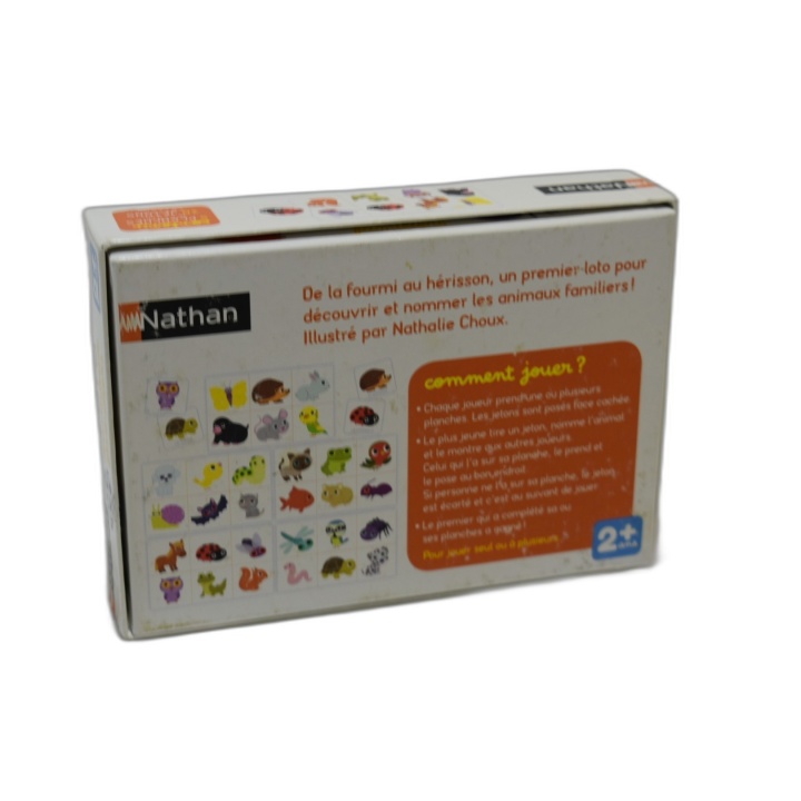 Mon Premier Loto Animaux Familiers - Nathan - Jeu Éducatif Enfant 2 an