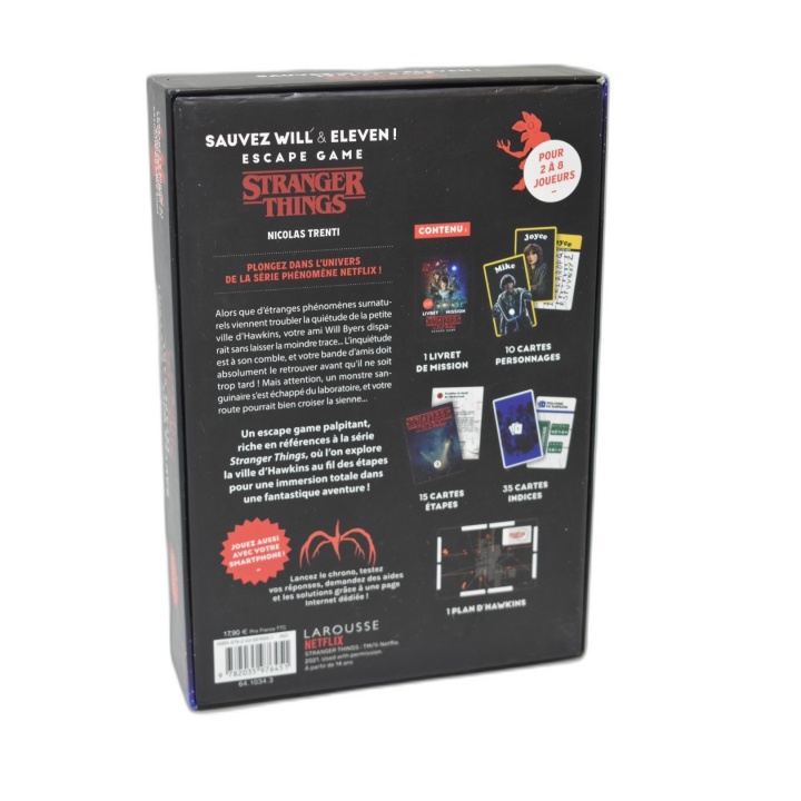 Stranger Things Escape Game Sauvez Will & Eleven - Larousse - 2-8 Joue