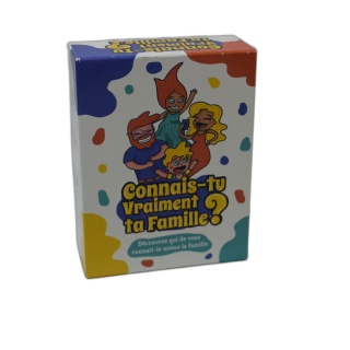 Connais-tu Vraiment ta Famille ? - Jeu de Cartes Famille - Quiz Conviv