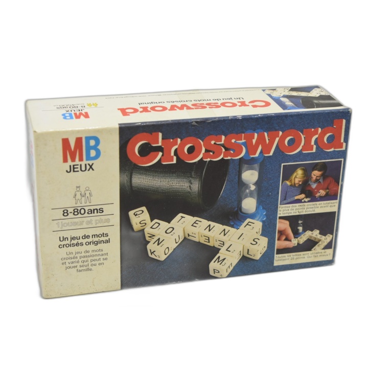 Crossword MB Jeux - Jeu de Mots Croisés aux Dés - 1 joueur et plus - 8