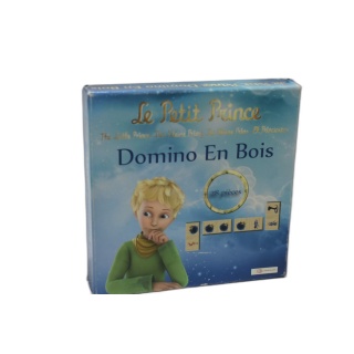 Le Petit Prince Domino en Bois 28 Pièces - Polymark - Jeu Classique En