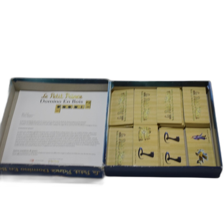 Le Petit Prince Domino en Bois 28 Pièces - Polymark - Jeu Classique En