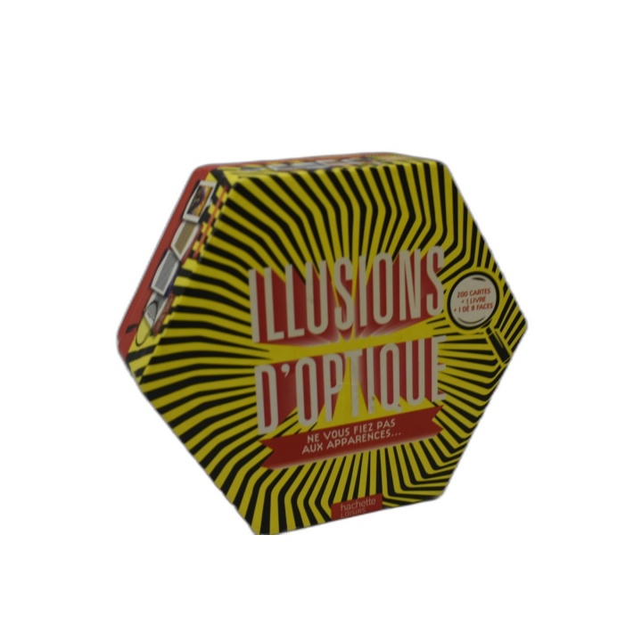 Illusions d'Optique - Hachette Loisirs - 200 Cartes + Livre + Dé 8 Fac