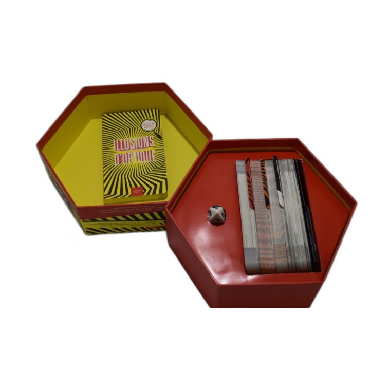 Illusions d'Optique - Hachette Loisirs - 200 Cartes + Livre + Dé 8 Fac