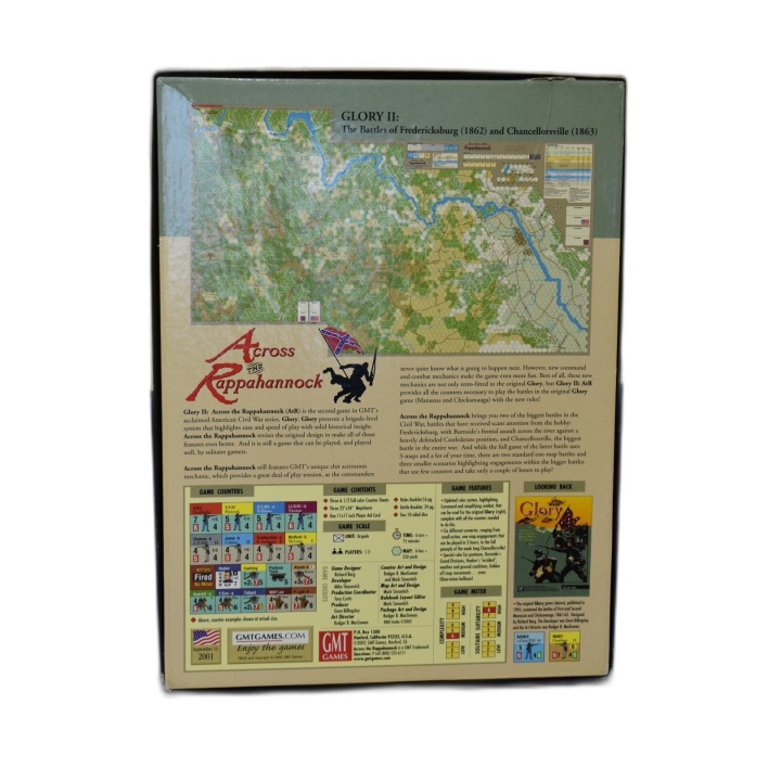 Across the Rappahannock - GMT Games - Wargame Guerre Civile 2 Joueurs