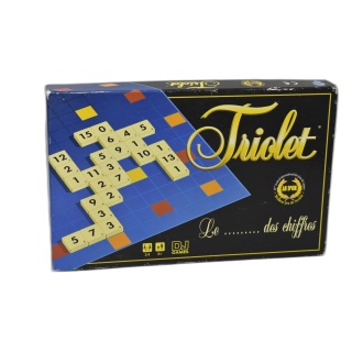 Triolet DJ Games - Jeu de Chiffres Style Scrabble 2-4 Joueurs - 8 ans