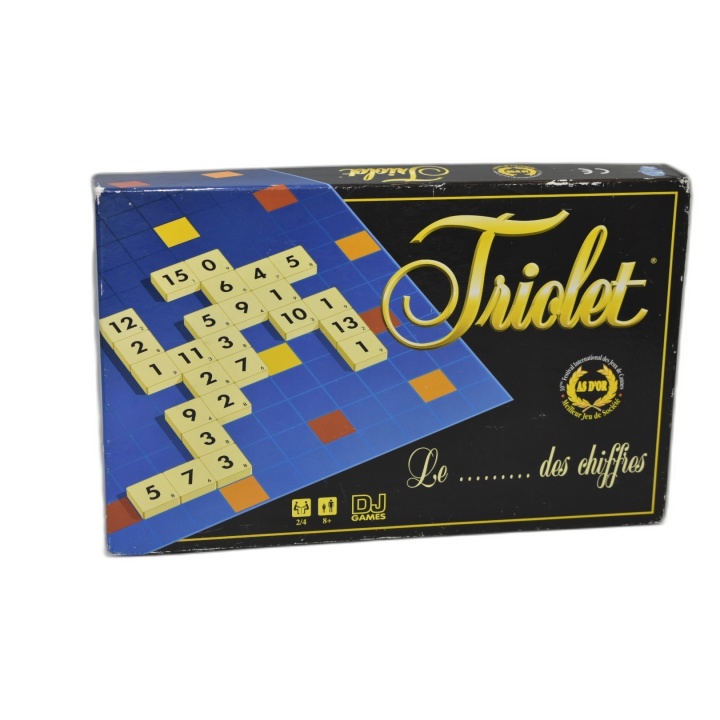 Triolet DJ Games - Jeu de Chiffres Style Scrabble 2-4 Joueurs - 8 ans