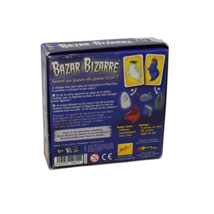Bazar Bizarre - Gigamic - Jeu de Réflexes Familial 2-8 Joueurs - Dès 6