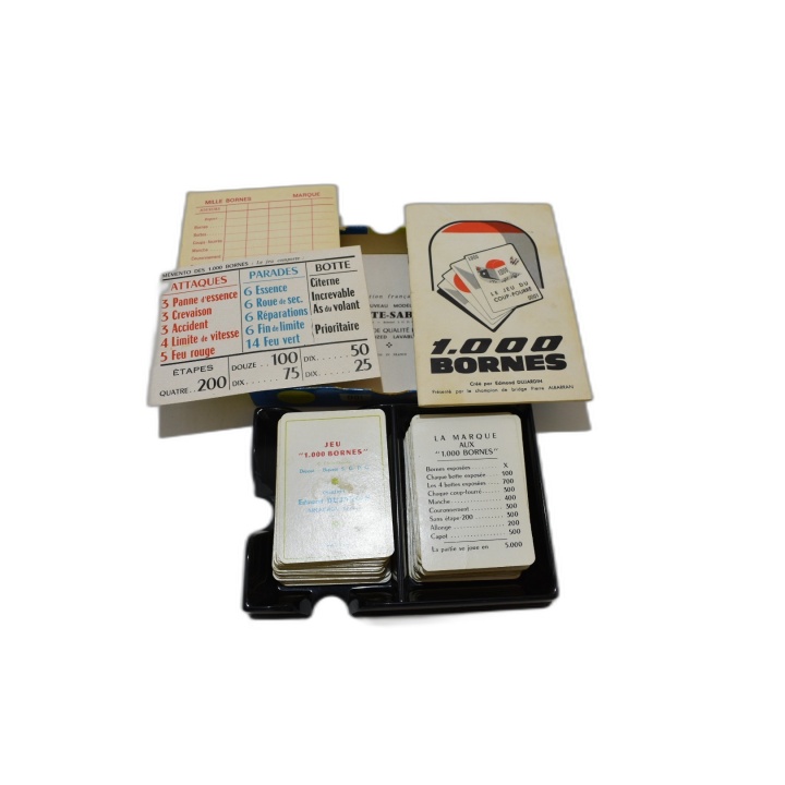 1000 Bornes Dujardin - Jeu de Cartes Classique 2-6 Joueurs - 8 ans - V