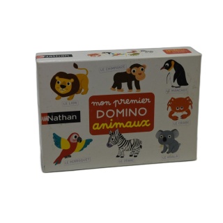 Mon Premier Domino Animaux - Nathan - Jeu Éducatif Enfant - 28 Dominos