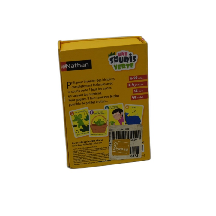 Une Souris Verte - Nathan - Jeu de Cartes Histoires Farfelues - 4-99 a