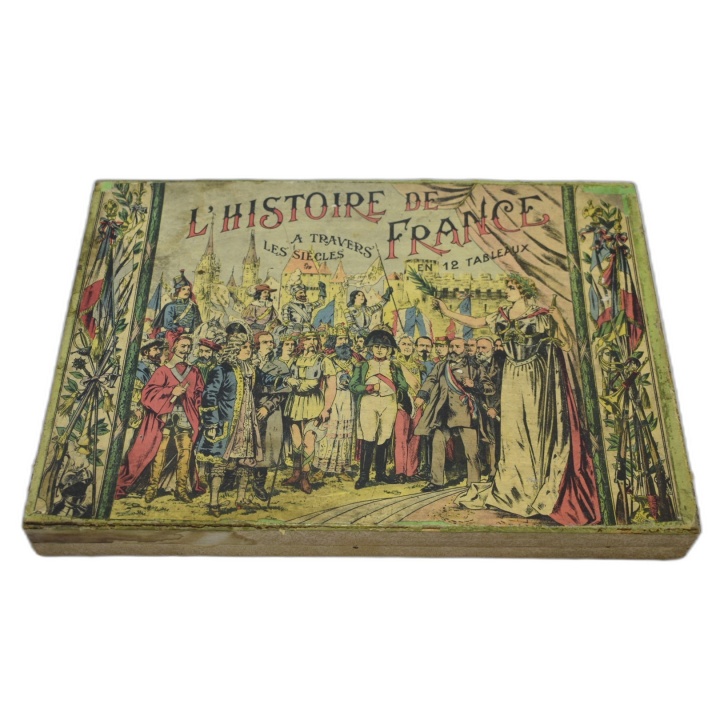 L'Histoire de France à Travers les Siècles - Jeu Ancien 12 Tableaux -