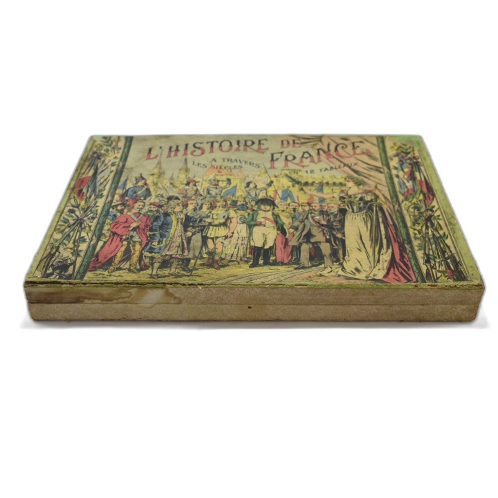 L'Histoire de France à Travers les Siècles - Jeu Ancien 12 Tableaux -