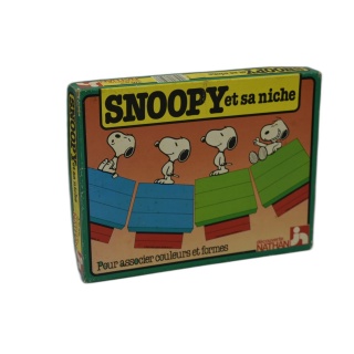 Snoopy et sa Niche - Nathan Découverte - Jeu Éducatif Couleurs Formes