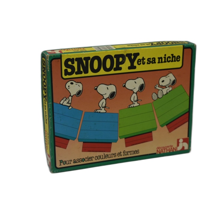 Snoopy et sa Niche - Nathan Découverte - Jeu Éducatif Couleurs Formes