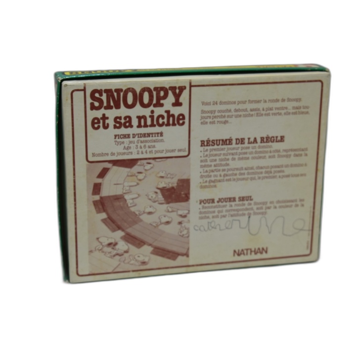 Snoopy et sa Niche - Nathan Découverte - Jeu Éducatif Couleurs Formes