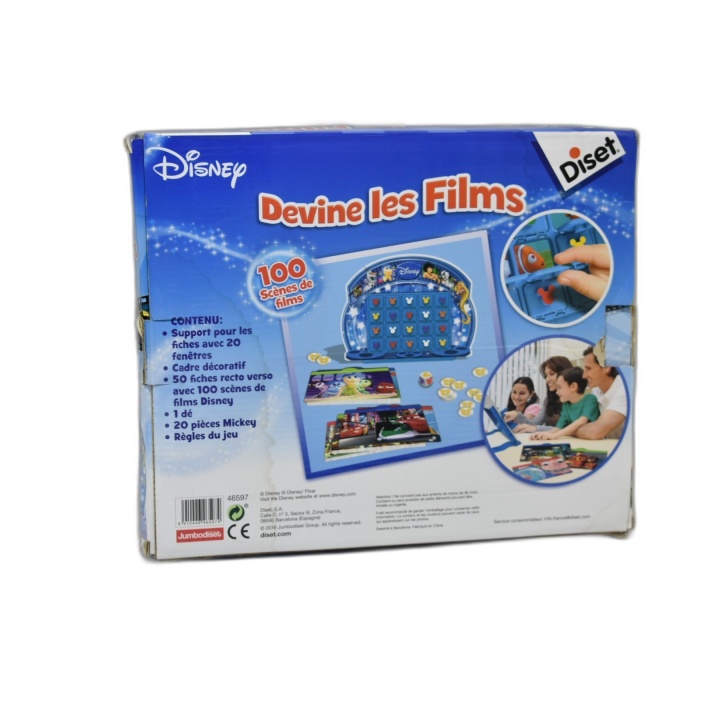 Disney Devine les Films - Diset - Jeu Famille 2+ Joueurs - 4 ans - 100