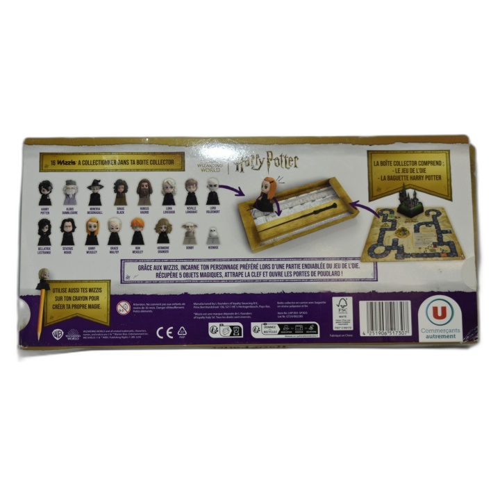 Harry Potter Wizzis Boîte Collector Jeu de l'Oie + Baguette - Wizardin