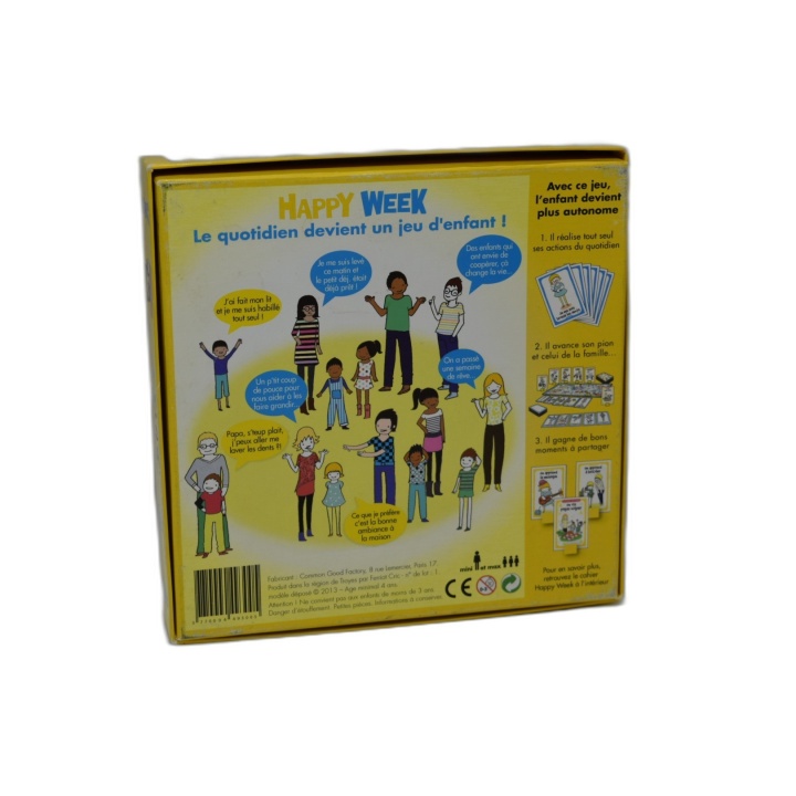 Happy Week - Common Good Factory - Jeu Autonomie Enfant 1-4 Joueurs -
