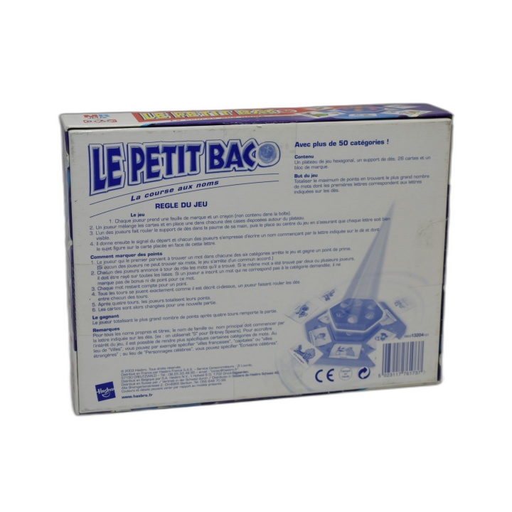 Le Petit Bac La Course aux Noms - MB Hasbro - Jeu Famille 2+ Joueurs -