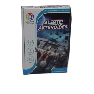 Alerte Astéroïdes - Smart Games - Jeu Logique Solo 60 Défis - 8 ans -