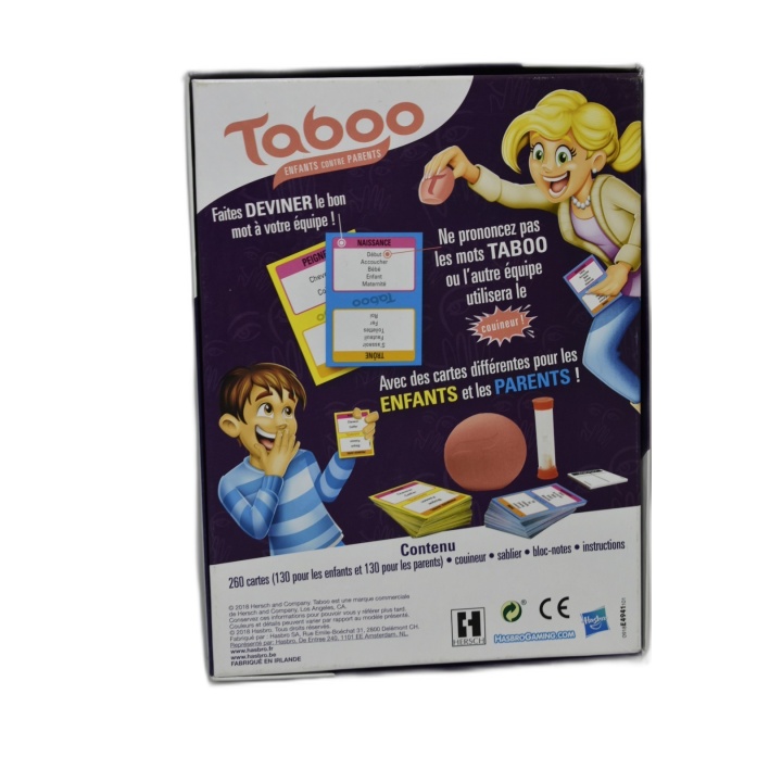 Taboo Enfants contre Parents - Hasbro Gaming - Jeu Famille 4+ Joueurs