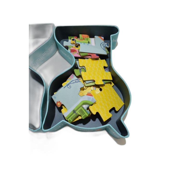Djeco Puzzle Géant Chat 24 Pièces - Silhouette Chat - Enfant 3 ans+ -
