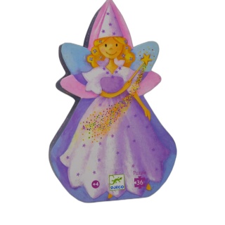 La Fée et la Licorne - Djeco - Puzzle 36 pièces - Dès 4 ans - Boîte Si