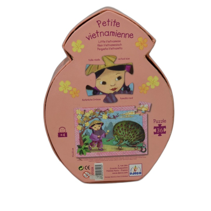 Petite Vietnamienne - Djeco - Puzzle Enfant 36 Pièces - Dès 4 ans - Oc