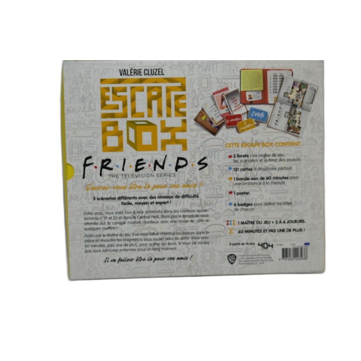 Escape Box Friends The Television Series - 3 Escape Games - Dès 3 Joue