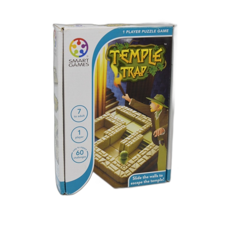 Temple Trap - Smart Games - Puzzle Solo 60 Défis - 1 Joueur - 7 ans+ -
