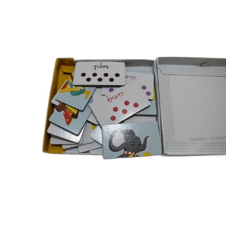 Cartes Éducatives Jeux 2 Mômes - 20 Cartes à Associer Chiffres & Anima