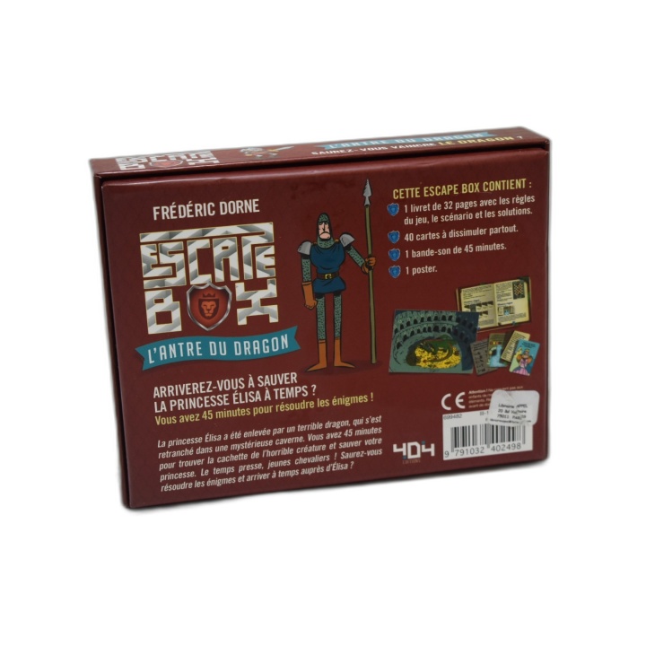 Escape Box L'Antre du Dragon - Jeu Escape Room Enfants - 45 min - Occa