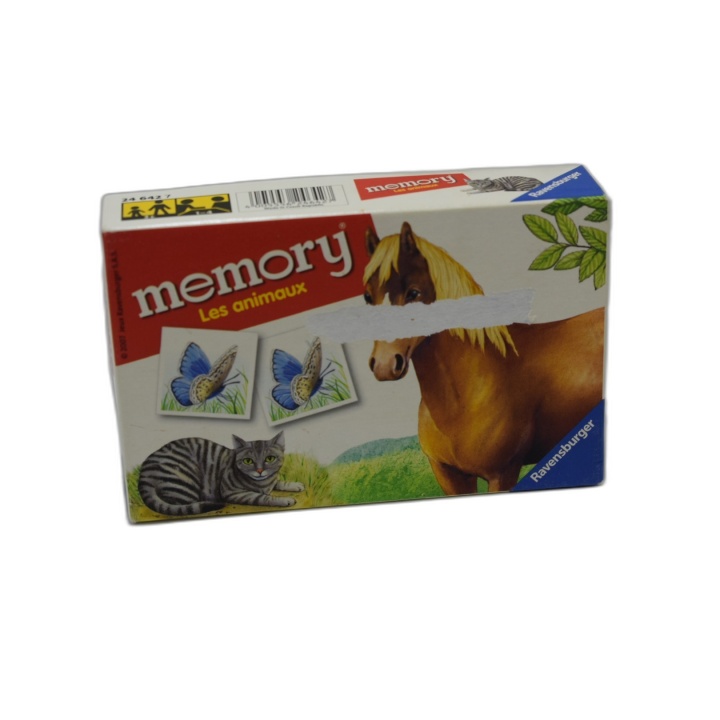 Memory Les Animaux - Ravensburger - Jeu de Mémoire Enfant - 2 Joueurs
