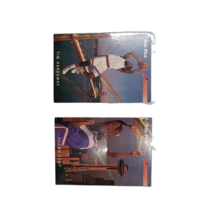 Lot 2 Cartes 1991 Star Pics Flashback NBA Basketball Cards Basket
