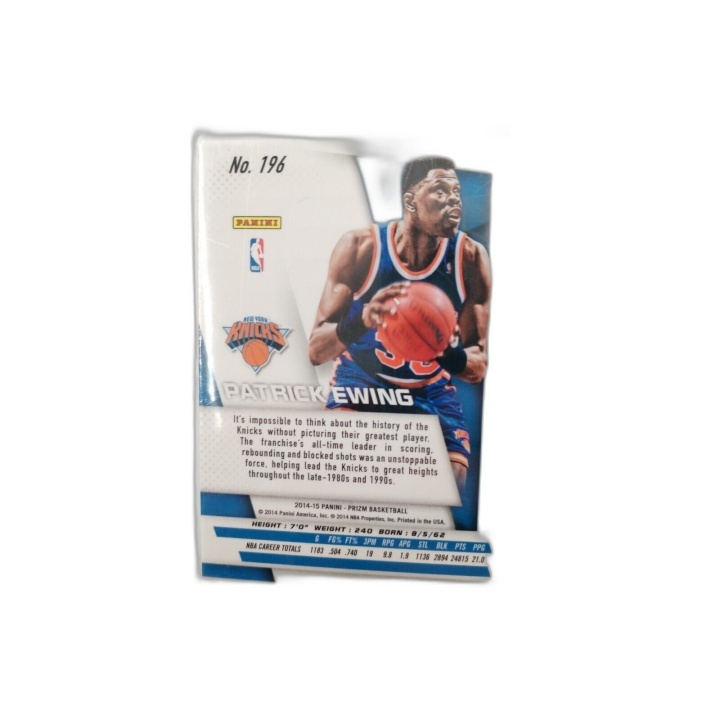 Cartes NBA Panini Prizm Ewing Knicks 2014 No 196 Basketball Basket Car