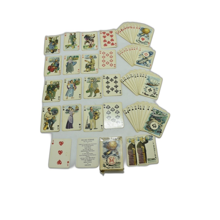 Jeu de 54 Cartes Jules Verne - Édition Collector 1978 Nantes - Occasio