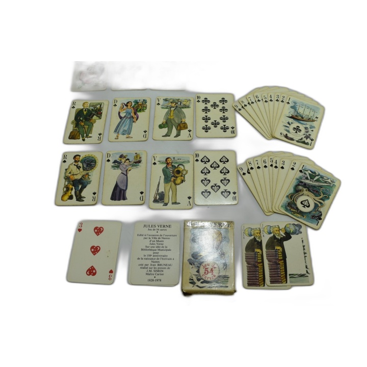 Jeu de 54 Cartes Jules Verne - Édition Collector 1978 Nantes - Occasio