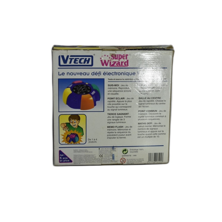 VTech Super Wizard - Jeu Électronique 8 en 1 Mémoire Logique - 1-4 Jou