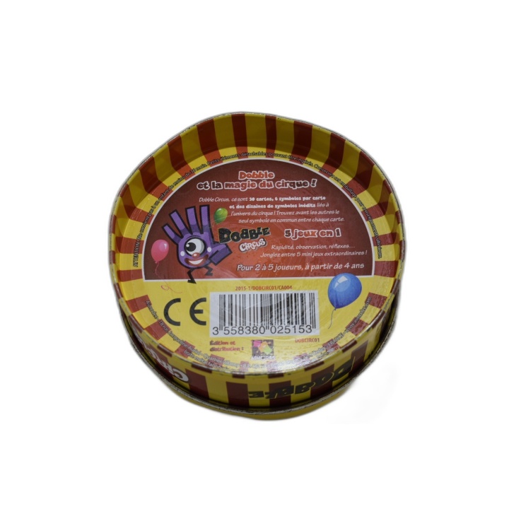 Dobble Circus - Asmodee - Jeu de cartes réflexes 2-8 joueurs - 6 ans+