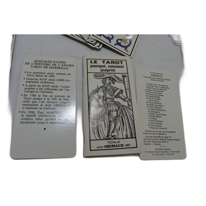 Ancien Tarot de Marseille - Grimaud Réf. 394 403 - Jeu de cartes divin