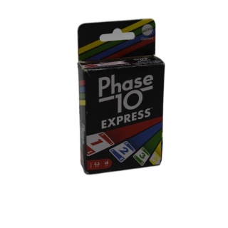 Phase 10 Express - Mattel Games - Jeu de cartes 2-3 Joueurs - 7 ans -